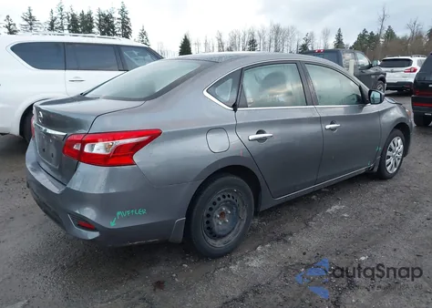 2016 Nissan Sentra S z USA, uszkodzony, nr VIN 3N1AB7AP5GY295957